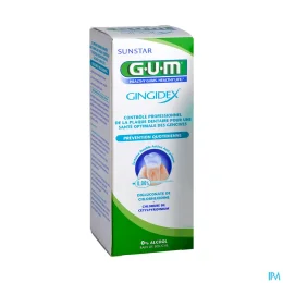 Gum Gingidex Bain de bouche 0,06 % Prévention Quotidienne