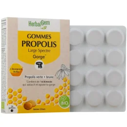 Herbalgem Propolis Large Spectre Gommes Bio