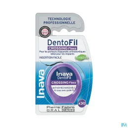 Inava Dentofil Fil Dentaire — Appareils Orthodontiques & Implants - Boîtier Rechargeable