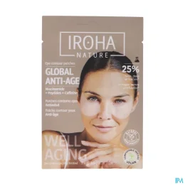 Iroha Nature Iroha Patch Yeux Niacimide Cafféine et Peptides - 1 Paire