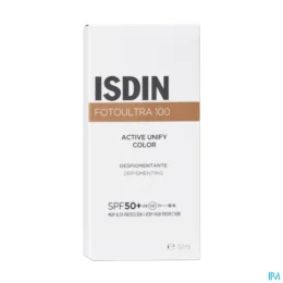 Isdin FotoUltra 100 Active Unify Dépigmentant SPF50+
