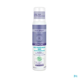 Jonzac Déodorant Fraîcheur 24h Bio Haute Tolérance Eco-Spray