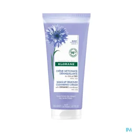 Klorane Crème Nettoyante Démaquillante Bleuet