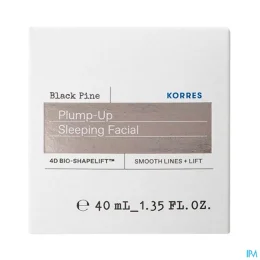 KORRES BLACK PINE 4D Bio-Shapelift Crème Faciale de Nuit Repulpante
