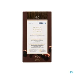 KORRES Huile d'argan Coloration Permanente BLOND FONCÉ 6.0
