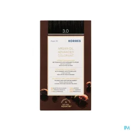 KORRES Huile d'argan Coloration Permanente CHÂTAIN FONCÉ 3.0