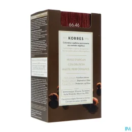 KORRES Huile d'argan Coloration Permanente ROUGE BURGUNDY INTENSE 66.46