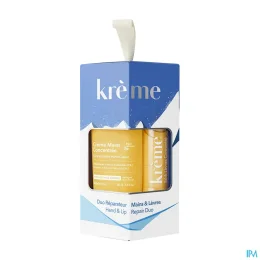 Krème Coffret Duo Réparateur Mains Lèvres