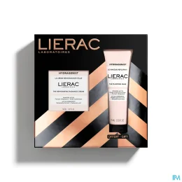 Lierac Hydragenist Coffret La Routine Hydratation — Crème Réhydratante Éclat 50 mL + Masque Repulpant 75 mL OFFERT