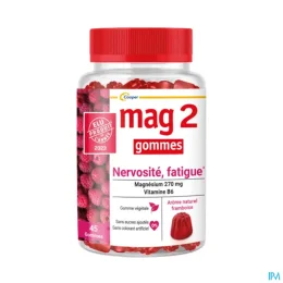 Mag 2 Gommes — 45 Gommes Framboise Nervosité Et Fatigue