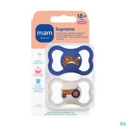 MAM Supreme Sucettes anatomiques silicone X2