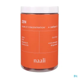 NAALI ZENKIDS Calme et Concentration Gout Orange - 90 Gommes