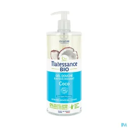 Natessance Gel douche rafraîchissant Eau de Coco