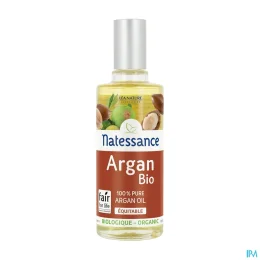 Natessance Huile d'argan bio équitable — Flacon 50 mL