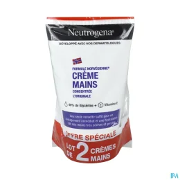 Neutrogena Crème Mains Concentrée L'Originale — Lot de 2 Tubes 50 mL