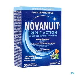 Novanuit Triple Action — 30 Comprimés