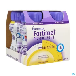 Nutricia Fortimel Protein Boisson — Fortimel Protection 2.4KCAL Banane 125X4