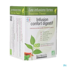 Nutrigée Infusion Confort Digestif Bio 30 Sachets