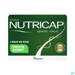 Nutrisanté Nutricap kératine vitalité cheveux et ongles