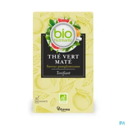 Nutrisanté Thé Vert Maté Tonifiant