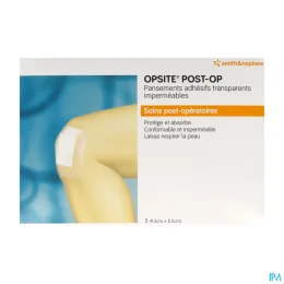 OPSITE POST-OP PANSEMENT 9,5cm x 8,5cm - 5 Pansements