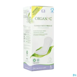 Organyc Protège Slip Coton Bio — Classique - Par 24