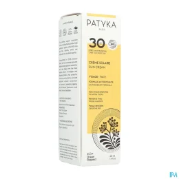 Patyka Crème Solaire Visage — Tube 40 mL SPF 30