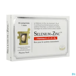 Pharma Nord Selenium + Zinc 30 Comprimes