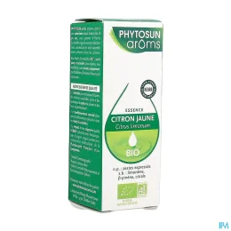 Phytosun Arôms Huile essentielle Citron jaune Bio