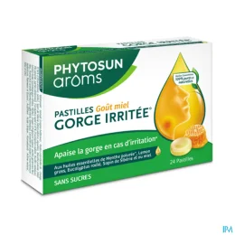 Phytosun Aroms Pastilles Gorge Irritée Miel