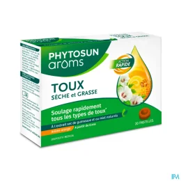 Phytosun Arôms Pastilles Toux Sèche et Grasse