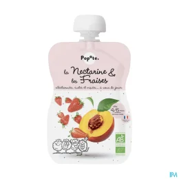POPOTE GOURDE Nectarine et Fraises - 120g