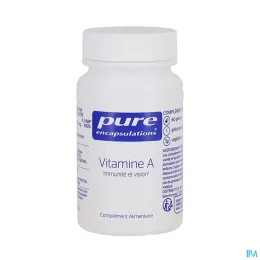 Pure Encapsulations Vitamine A Immunité et vision 60 gélules