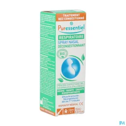 Puressentiel Spray Nasal Décongestionnant — 15 mL