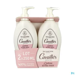 Rogé Cavaillès Soin Lavant Intime Extra-Doux — Lot de 2 Flacons-Pompe 250 mL