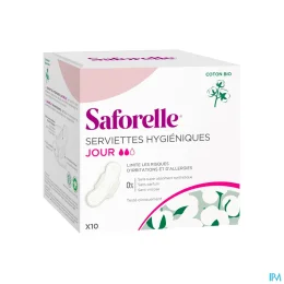 Saforelle Serviettes Hygiéniques Jour
