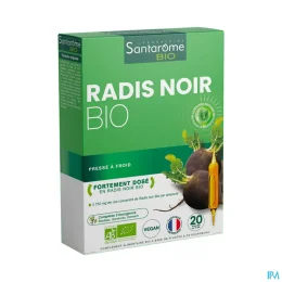Santarome Radis Noir 20 Ampoules Bio 200ml