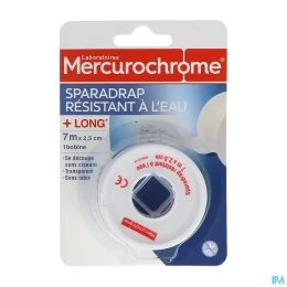 Sparadrap Résistant à L'eau 7 m X 2,5 cm