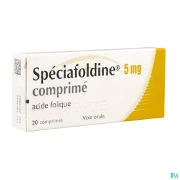 Speciafoldine — 5 mg - 20 Comprimés