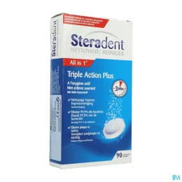 Steradent triple action plus