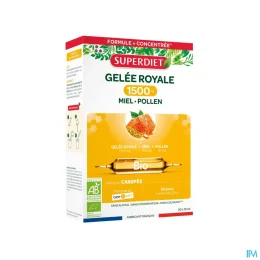 Super Diet Gelée Royale 1500 mg Miel Pollen Bio