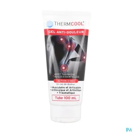ThermCool Gel Anti-Douleurs Froid + Huiles Essentielles — Tube 100 mL