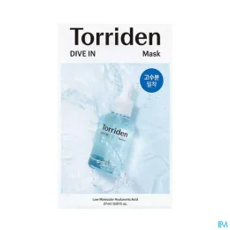 TORRIDEN DIVE IN Masque en tissu a l'Acide Hyaluronique - 27ml