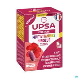 UPSA Energie Multivitamines Hibiscus