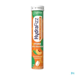 Upsa Hydrafizz Thé Pêche Pastilles
