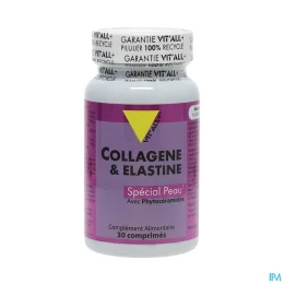 Vit'All+ Collagene Et Elastine Special Peau 30 Comprimés
