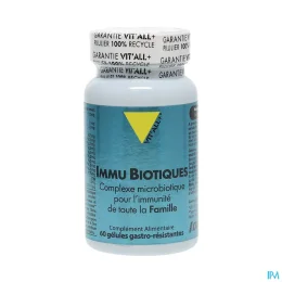 Vit'All+ Flor'Immu Complexe Microbiotique pour toute la famille 60 gélules