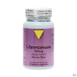 Vit'All+ L-tryptophane 400mg 30 gélules