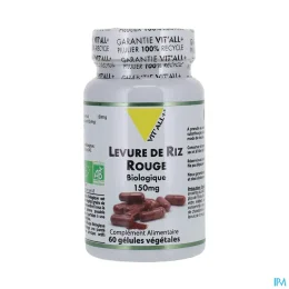 Vit'All+ Levure De Riz Rouge Bio 30 gélules
