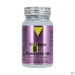 Vit'All+ Vitamine B Complexe 100 Action Prolongee 30 comprimés